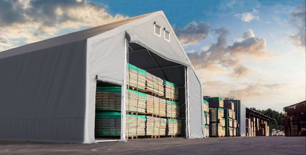 -38% 8x16 OFERTA! Hala namiotowa całoroczna magazynowa garaż wiata MTB
