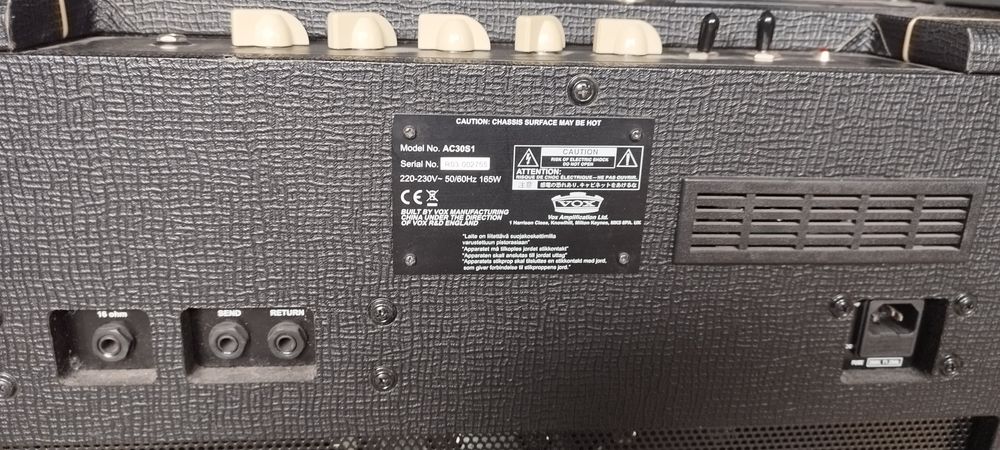 Combo a válvulas Vox AC30S1
