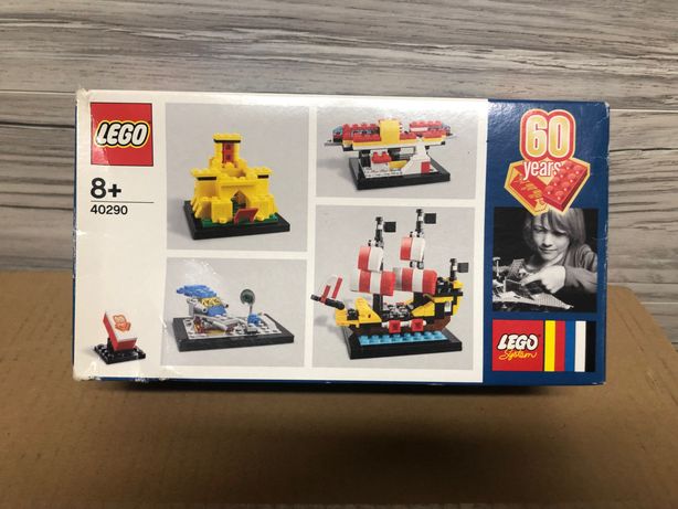 LEGO 40290 zestaw na 60 lat klocków lego
