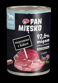 Pan Mięsko karma mokra dla psa dorosłego Wieprzowina z dzikiem 400g