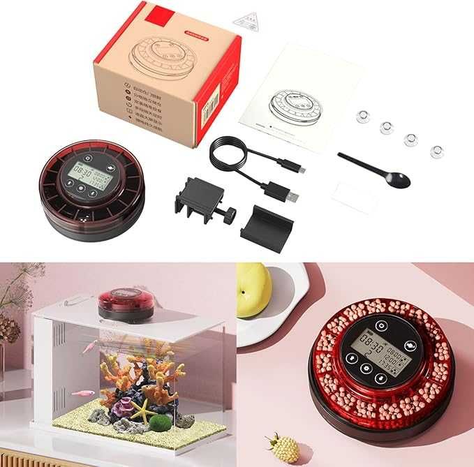 Comedouro, Alimentador Automático para Peixes "Feast 16"