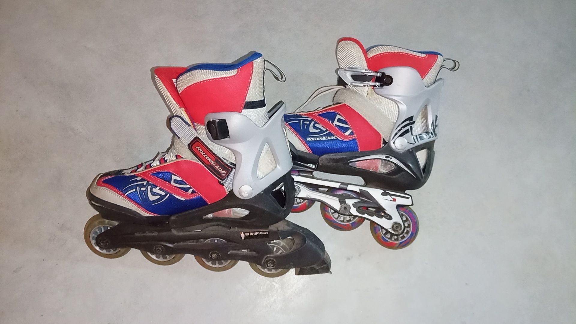Patins em linha usados