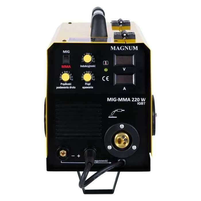 SPAWARKA MAGNUM MIG 220 W MMA IGBT Zestaw -Najtaniej -Negocjuj