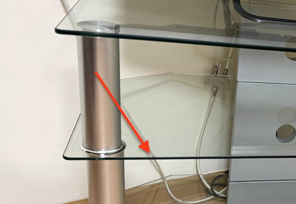 Тумба скляна під AV-апаратуру, м. Хмельницький