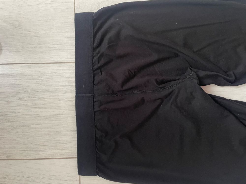 Legginsy spodnie damskie czarne bawełniane Calvin Klein XS 34