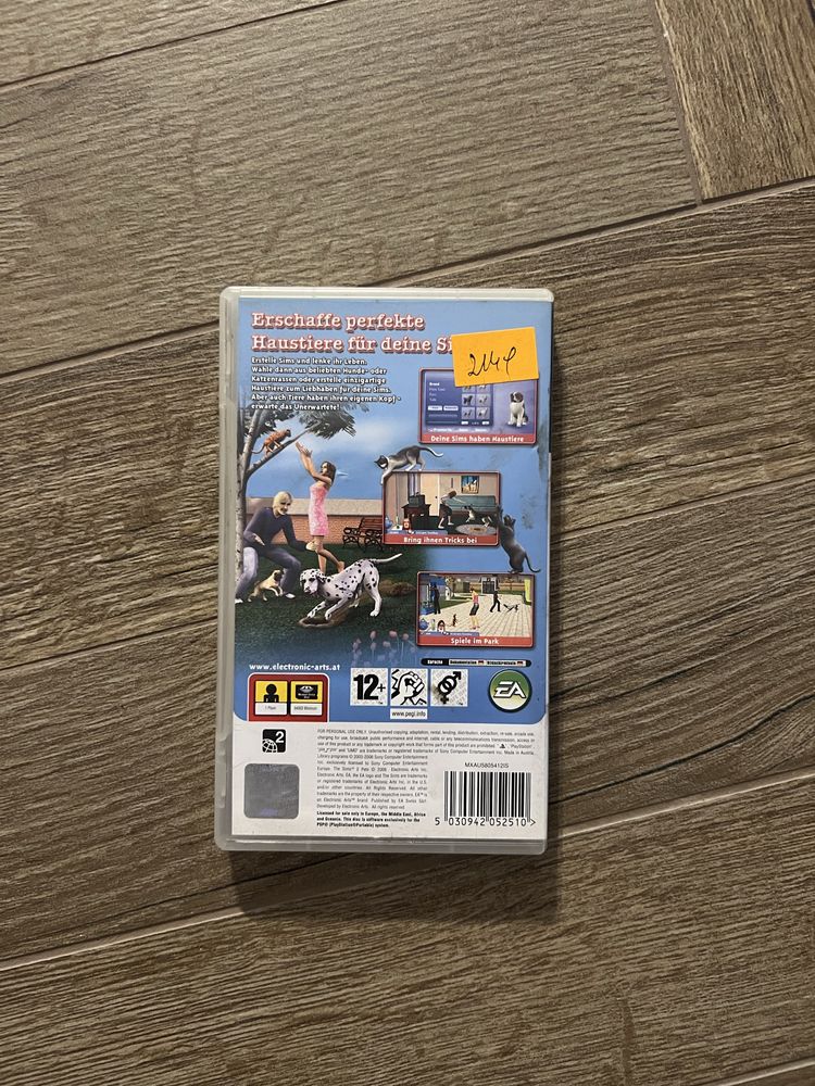 gra The Sims 2 Haustiere Pets Zwierzęta PSP