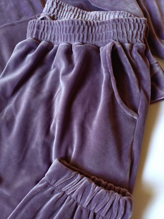 ‼️Розпродаж‼️Батальний жіночий велюровий костюм, 4xl (56р)
