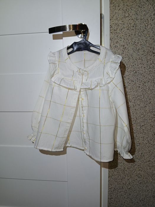 Koszula biała 104 dziewczęca cool club