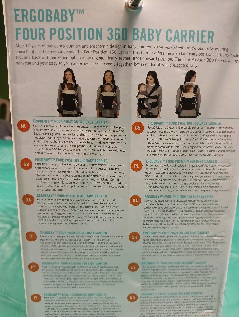 Ergobaby 360 nosidło firmowe