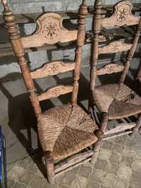 Zabytkowe 4 stare krzesła - antyk
