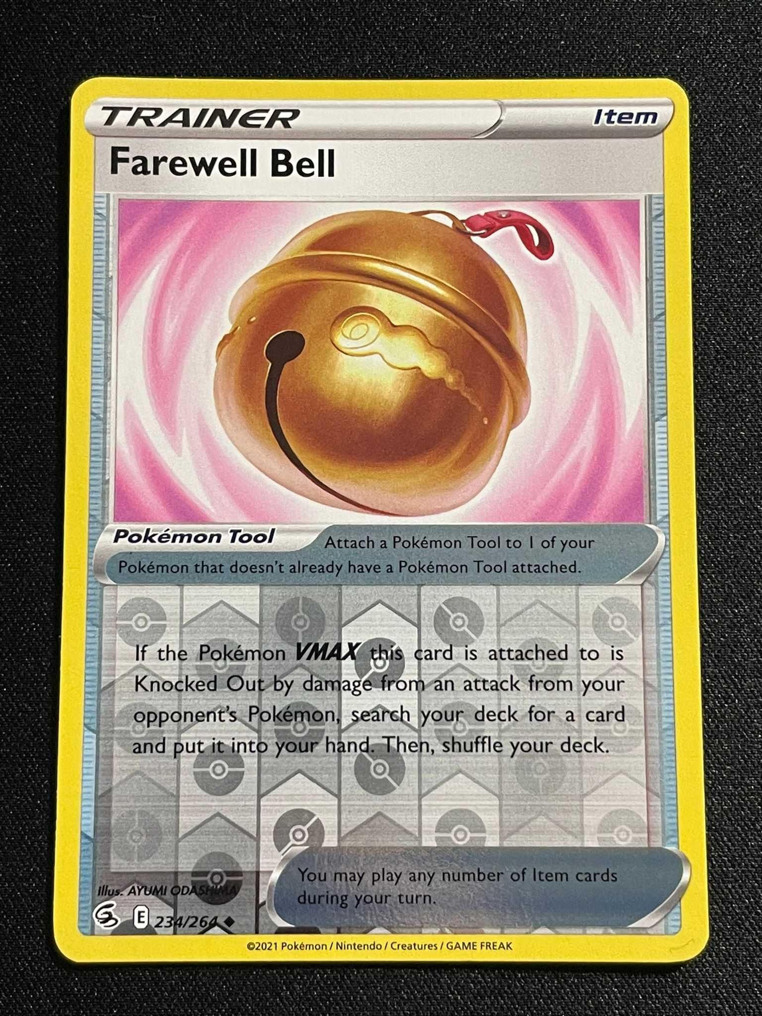 Carta Pokémon Farewell Bell 234/264 Fusion Strike