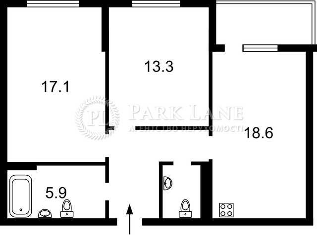 Продаж 2-кімнатної квартири, Повітрофлотський пр 56Б , Солом'янський р