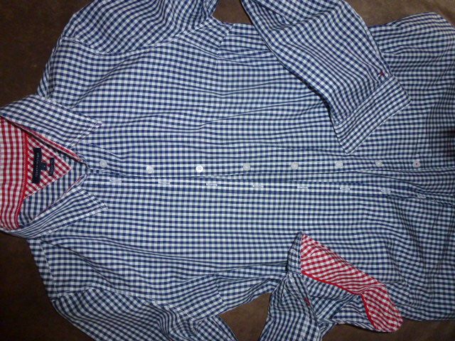 TOMMY HILFIGER bluzka koszula L/XL oryginalna długi rękaw kratka nowa