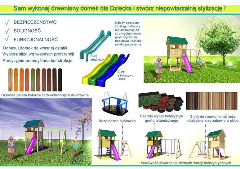 Projekt domku dla dzieci OLIWIA
