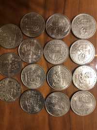 Diversas moedas de 200 escudos. Coleção.