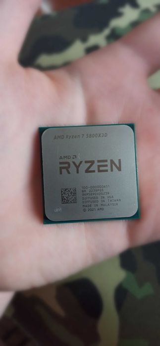 Процессор Ryzen 7 5800 x3d