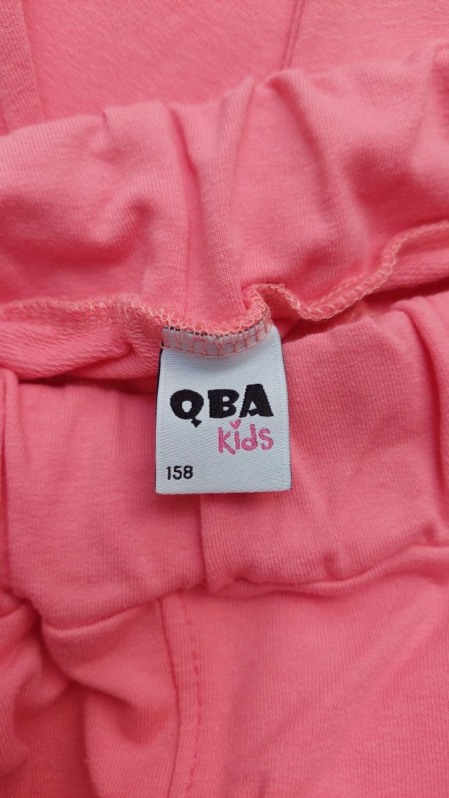 Różowe spodnie z kokardkami  Qba Kids