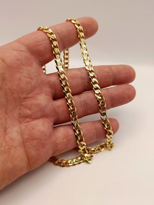 Złoty Łańcuszek Pancerka 60cm Pr.585 14K Nowy