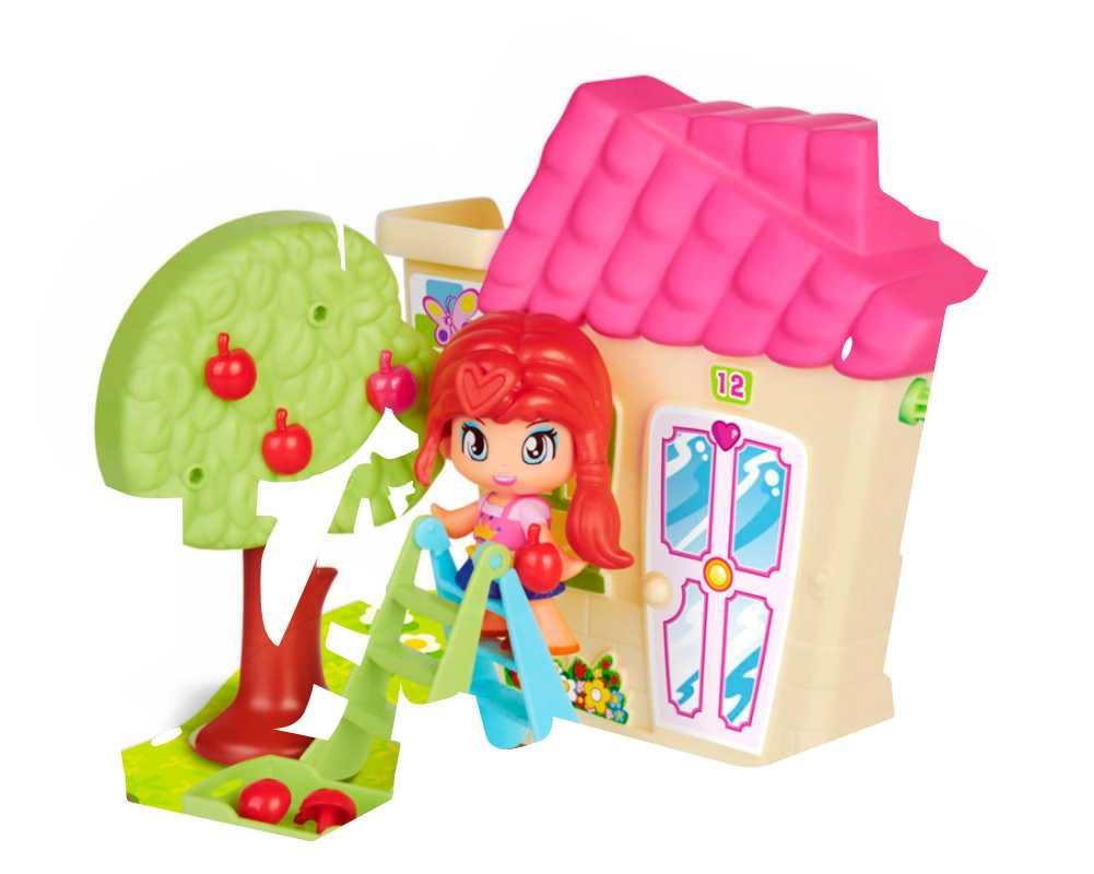 Pinypon City –  żółty Domek, zestaw z laleczką 7 cm