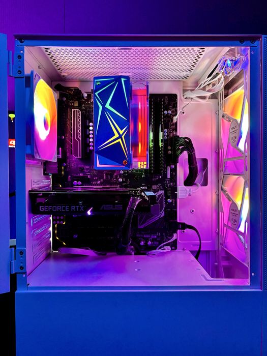 Komputer RTX 3060 12gb | R5 5600 | gamingowy rgb 16gb ram msi