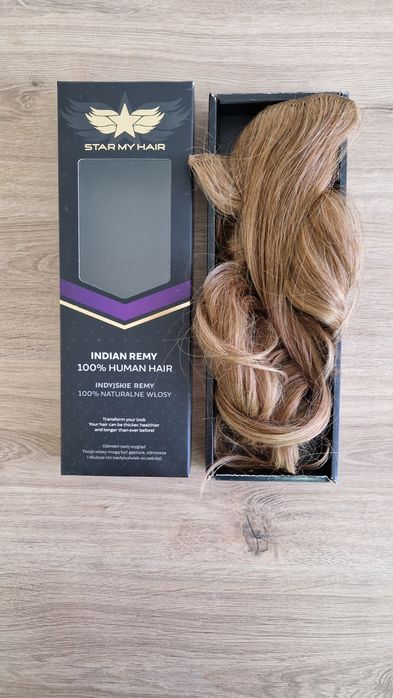 100% naturalne włosy indyjskie doczepiane Star My Hair Clip-in