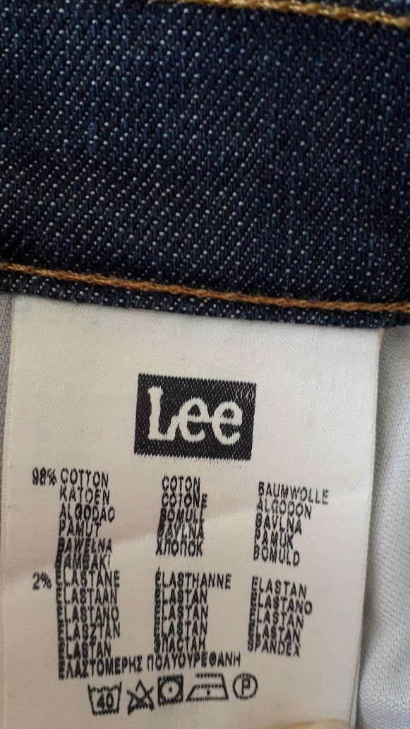 Spodnie jeansowe Lee guziki W30/L34