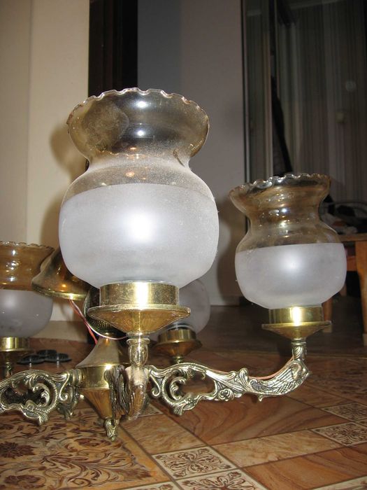 Люстра винтажная Нимфа, отличное состояние, СССР.