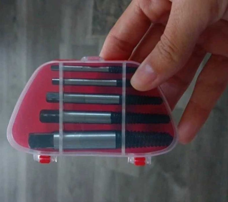 Набор экстракторов для сломанных шурупов и болтов