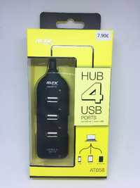 HUB USB 2.0 de alta velocidade com 4 portas/entradas