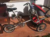 Bicicleta 3 rodas transporte criança