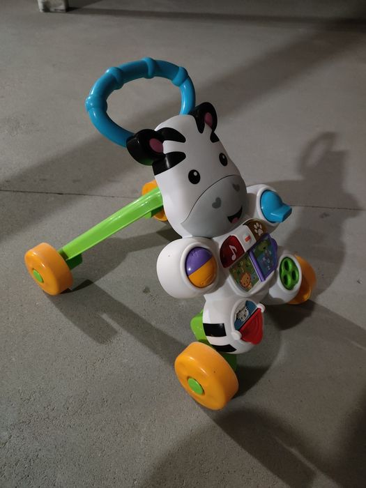 Pchacz chodzik fisher Price zebra