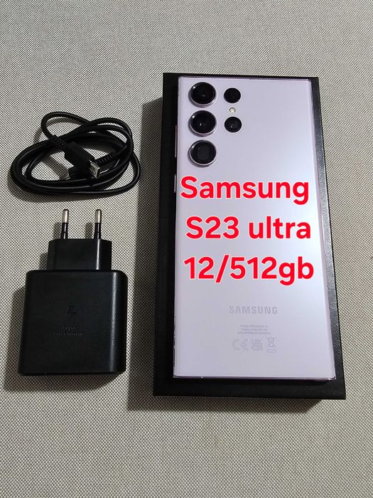 Samsung S23 Ultra com 12/512GB de armazenamento. Excelente estado.
