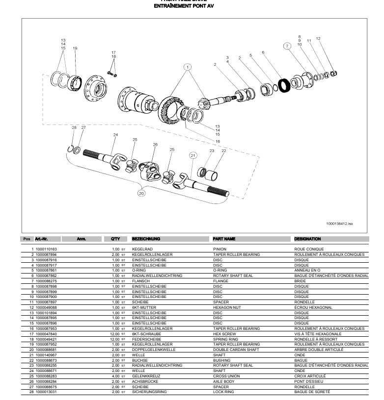 Katalog części Ładowarka kołowa Kramer 418 Teleskop seria 1 [311-00]