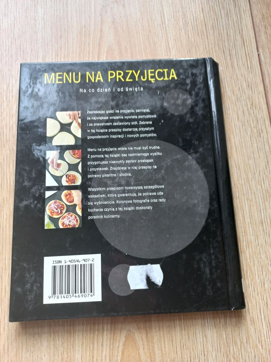 Ksiazka kùcharska Menu na przyjecia