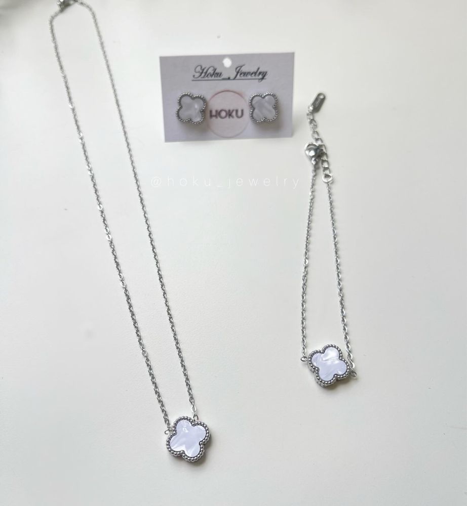 Conjunto TREVO aço inoxidável