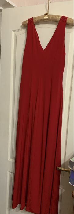 Платье вечернее красное