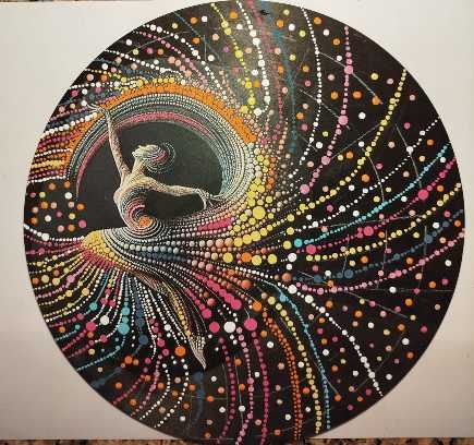 Mandalas em pontilhismo, artesanatos personalizados.