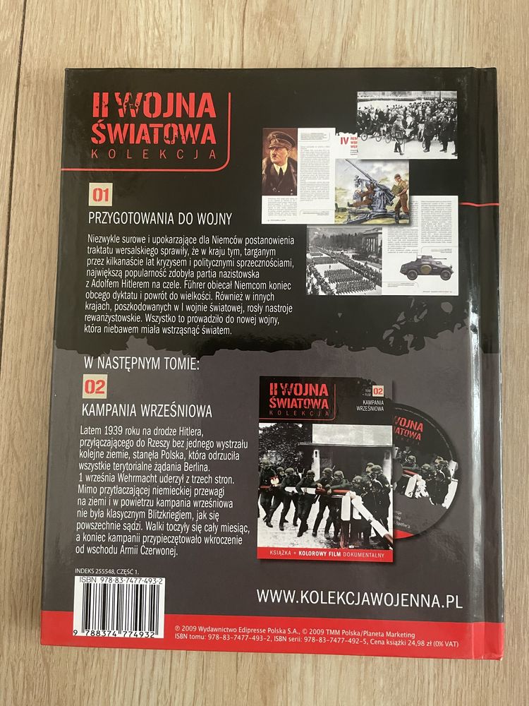 II wojna światowa kolekcja - Książka + film dokumentalny