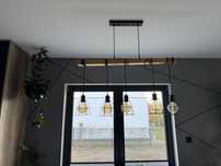 Lampa wisząca nad stół plus stojąca -  komplet