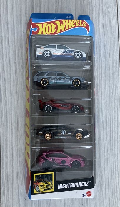 Hot Wheels Nightburnerz 5pak