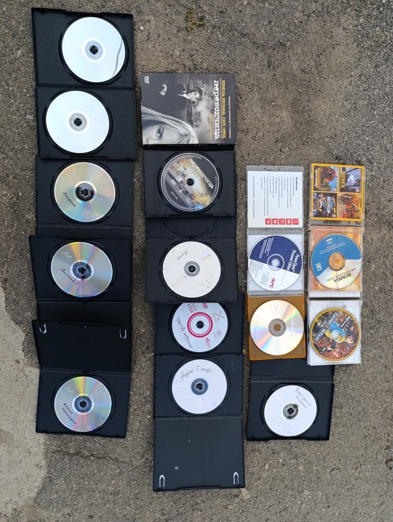диски (фільми/ігри/win XP) ціни в описі