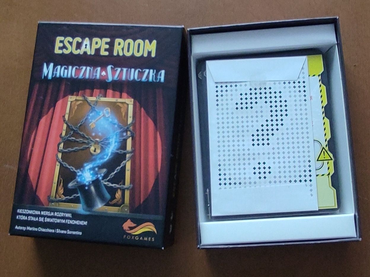 Gra escape room magiczna sztuczka