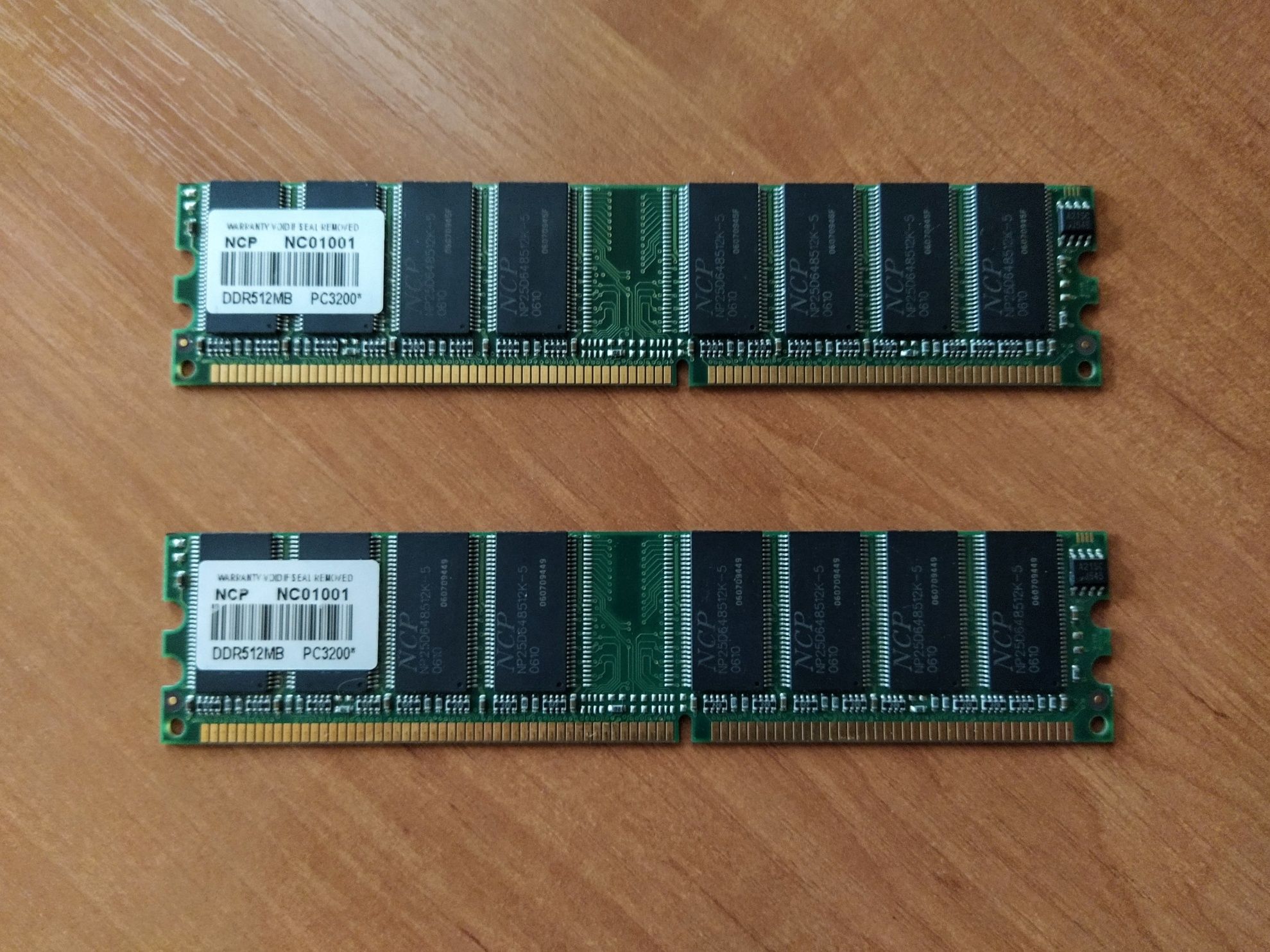 ОЗУ 1Gb Kit DDR PC-3200 400MHz NCP. Оперативная память DDR1 512Mb 2шт