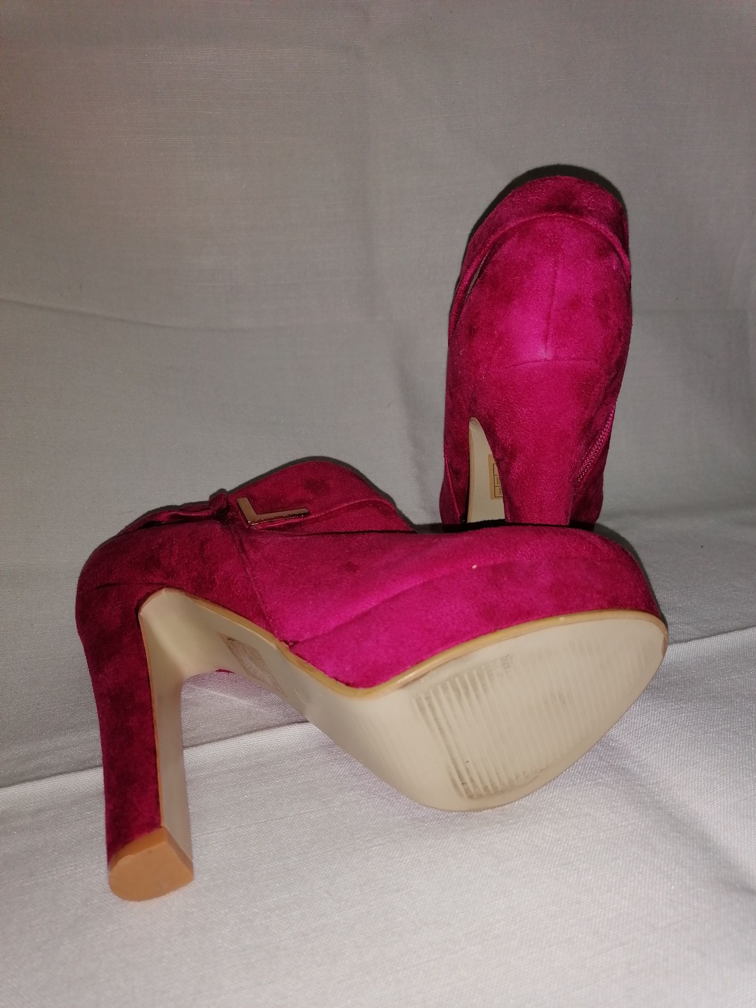 Botins Rosa forte