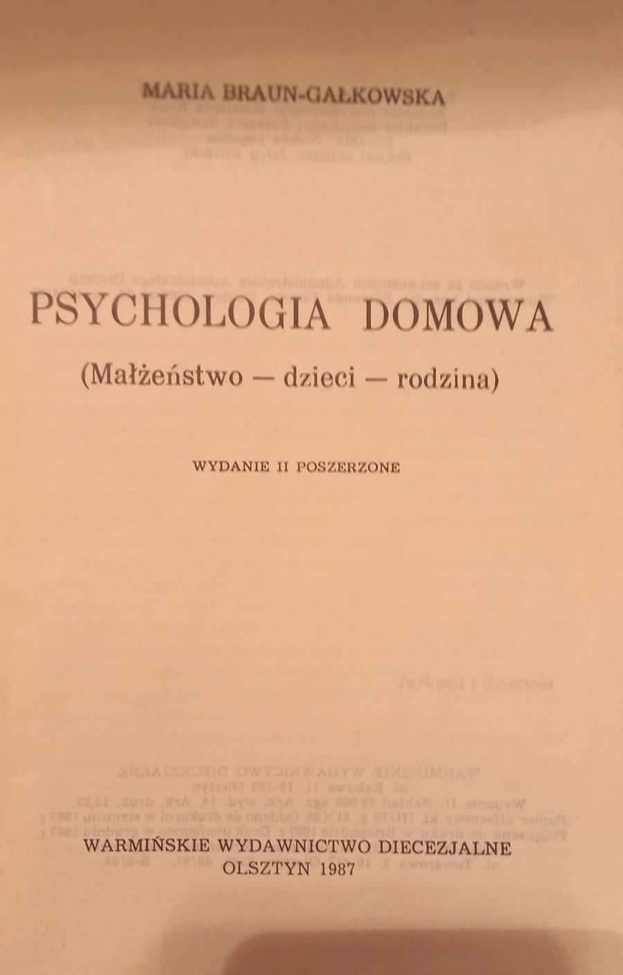 Psychologia domowa