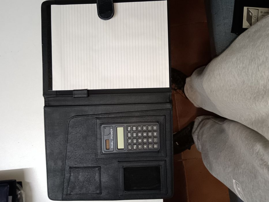 Pasta com calculadora