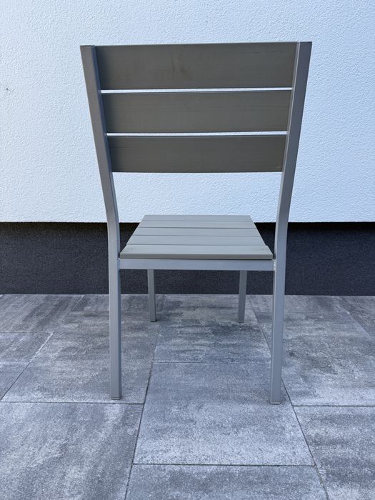 Meble ogrodowe bialo szare