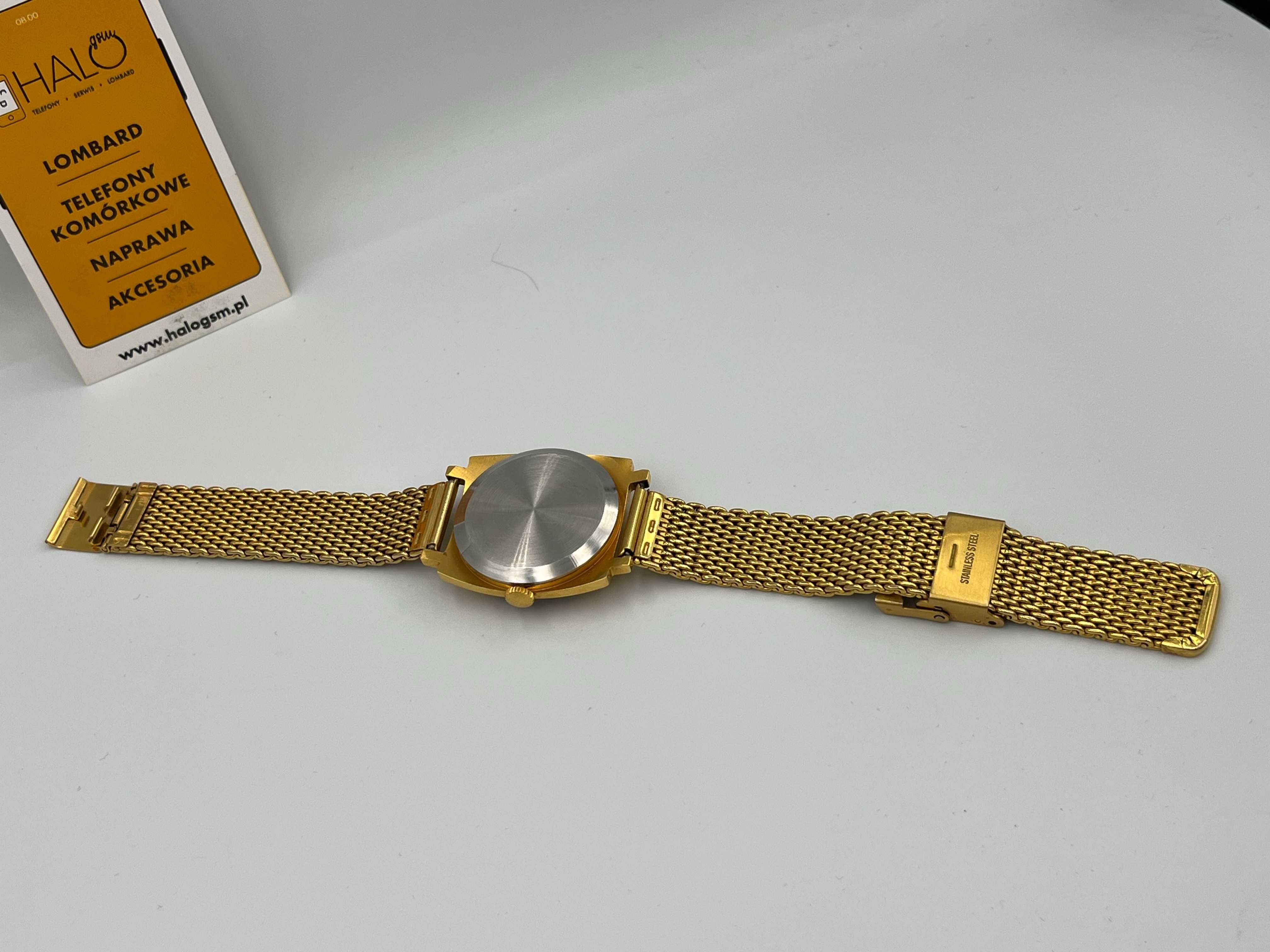Mechaniczny złoty zegarek ZiM 33mm. AU10 ZSRR, Lombard Halo gsm Łódź