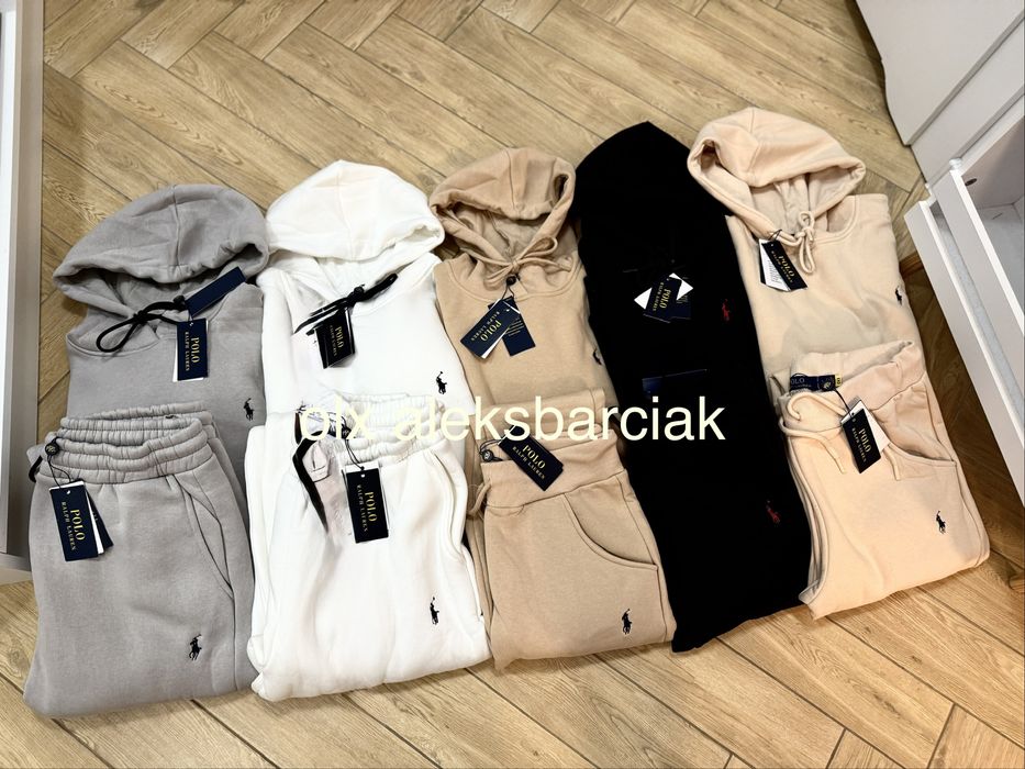 Dres bawelniany Ralph Lauren damskie bluza kaptur ocieplane nowe