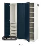 GRIMO fronty Ikea pax 
Drzwi, granatowy, 50x195 cm